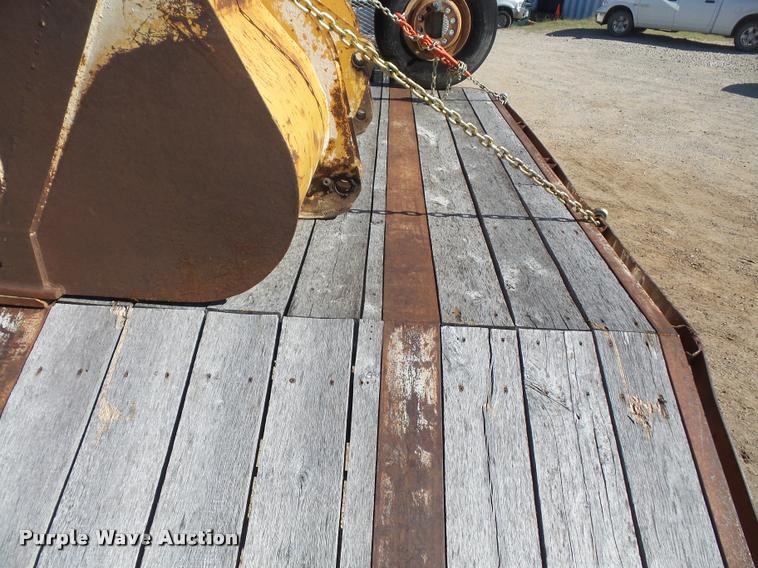 image for item DA3976 1985 MTBI lowboy equipment trailer