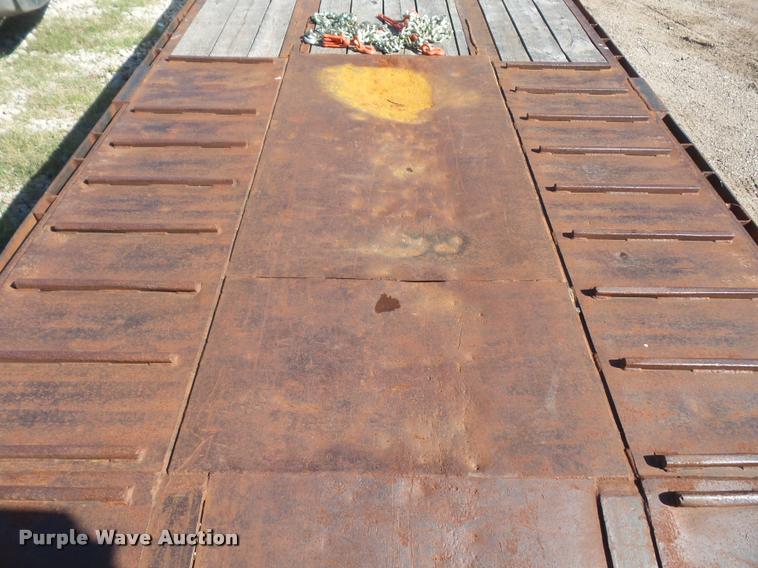 image for item DA3976 1985 MTBI lowboy equipment trailer