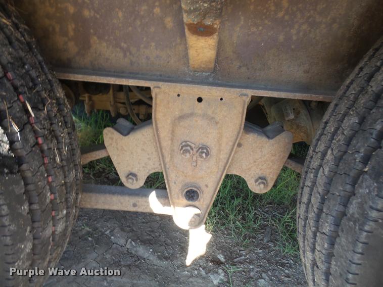 image for item DA3976 1985 MTBI lowboy equipment trailer