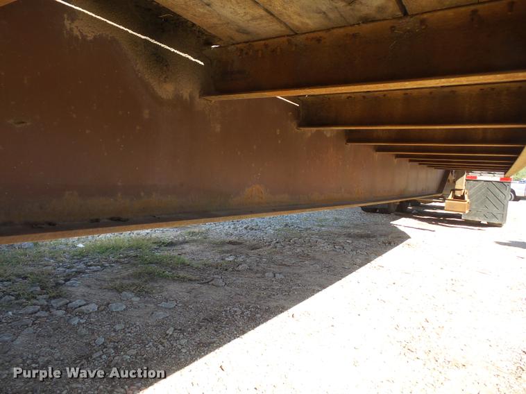 image for item DA3976 1985 MTBI lowboy equipment trailer