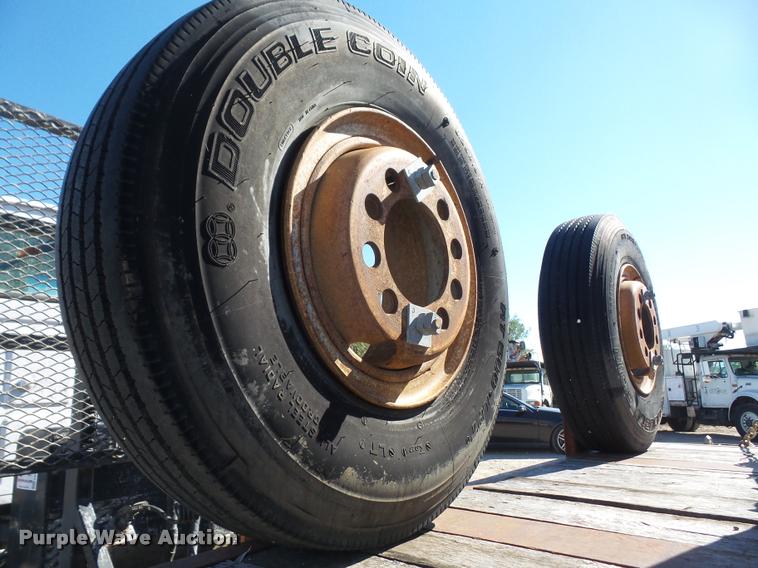 image for item DA3976 1985 MTBI lowboy equipment trailer