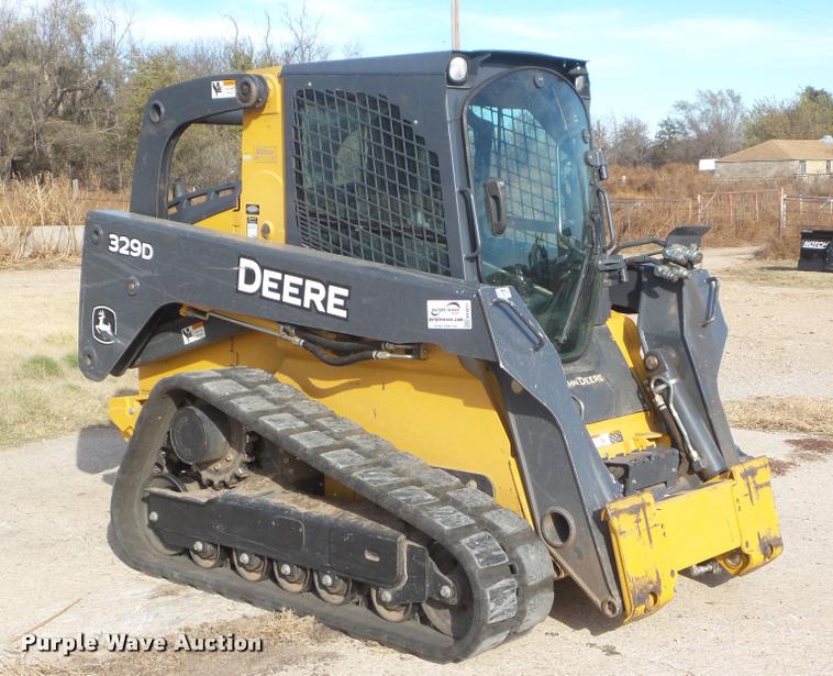 image for item DA5017 2012 John Deere 329D skid steer