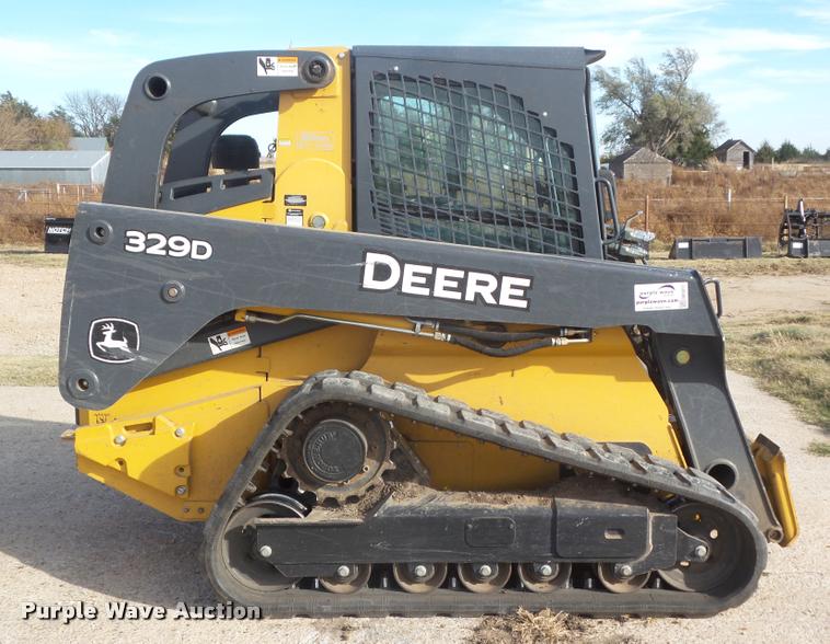 image for item DA5017 2012 John Deere 329D skid steer