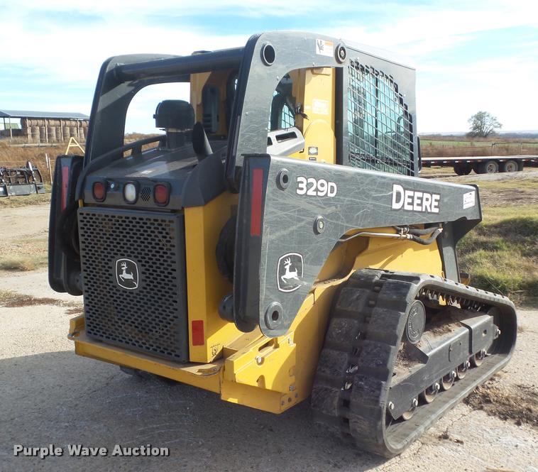 image for item DA5017 2012 John Deere 329D skid steer