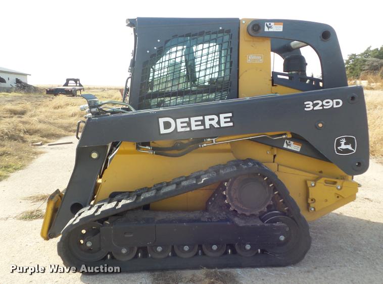 image for item DA5017 2012 John Deere 329D skid steer