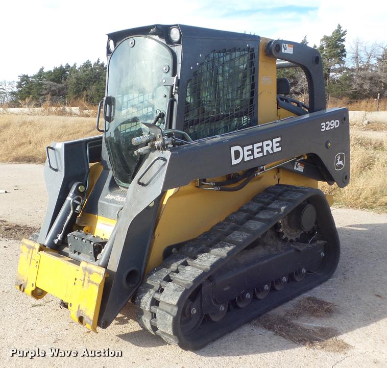 image for item DA5017 2012 John Deere 329D skid steer