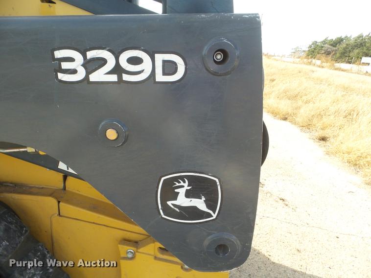 image for item DA5017 2012 John Deere 329D skid steer