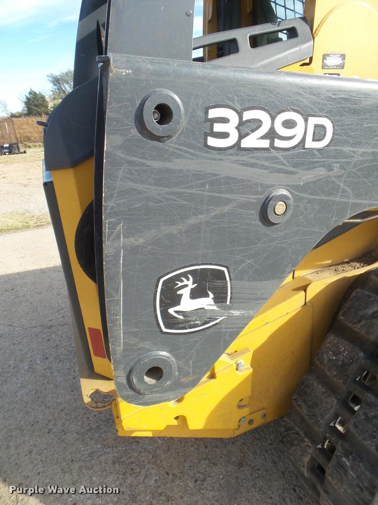 image for item DA5017 2012 John Deere 329D skid steer