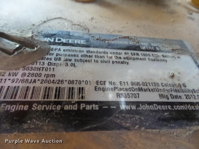 image for item DA5017 2012 John Deere 329D skid steer