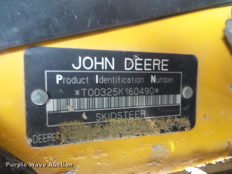 image for item DA5028 2008 John Deere 325 skid steer