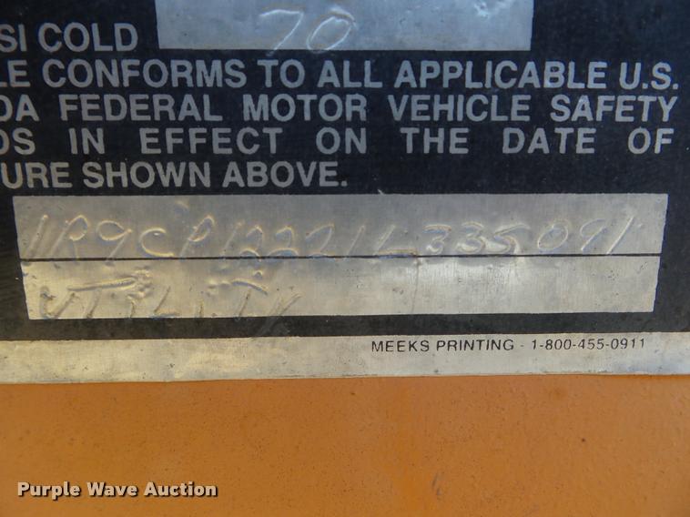 image for item DA5122 2001 R&R fiber optic figure 8 trailer