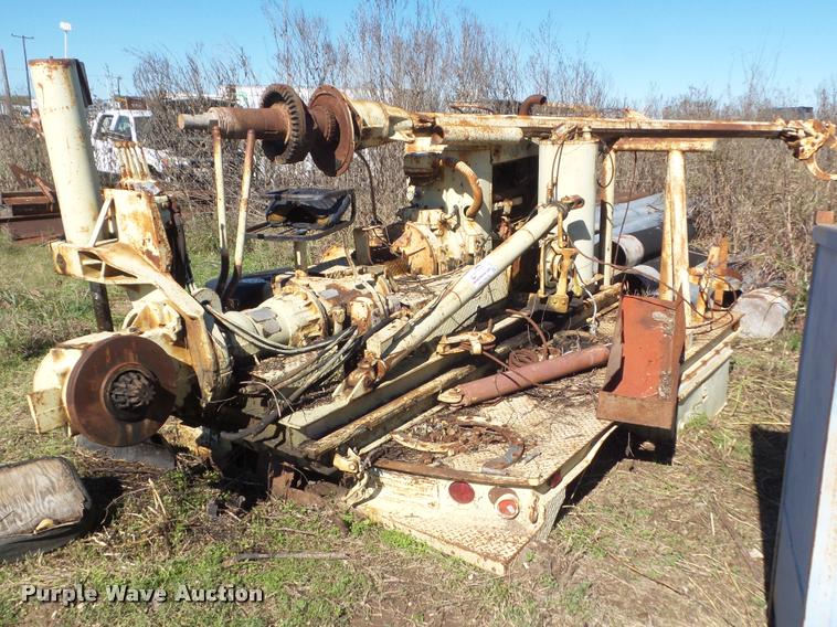 image for item DA5145 1968 Highway Trailer and Equipment digger derrick bed