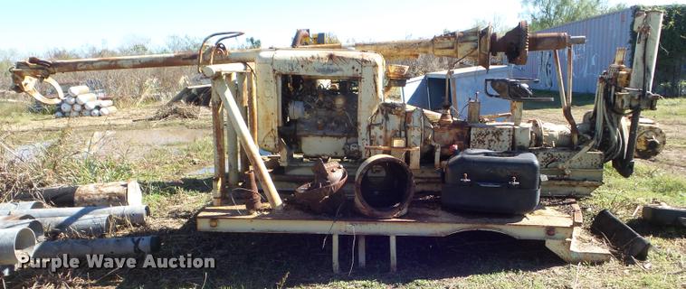 image for item DA5145 1968 Highway Trailer and Equipment digger derrick bed