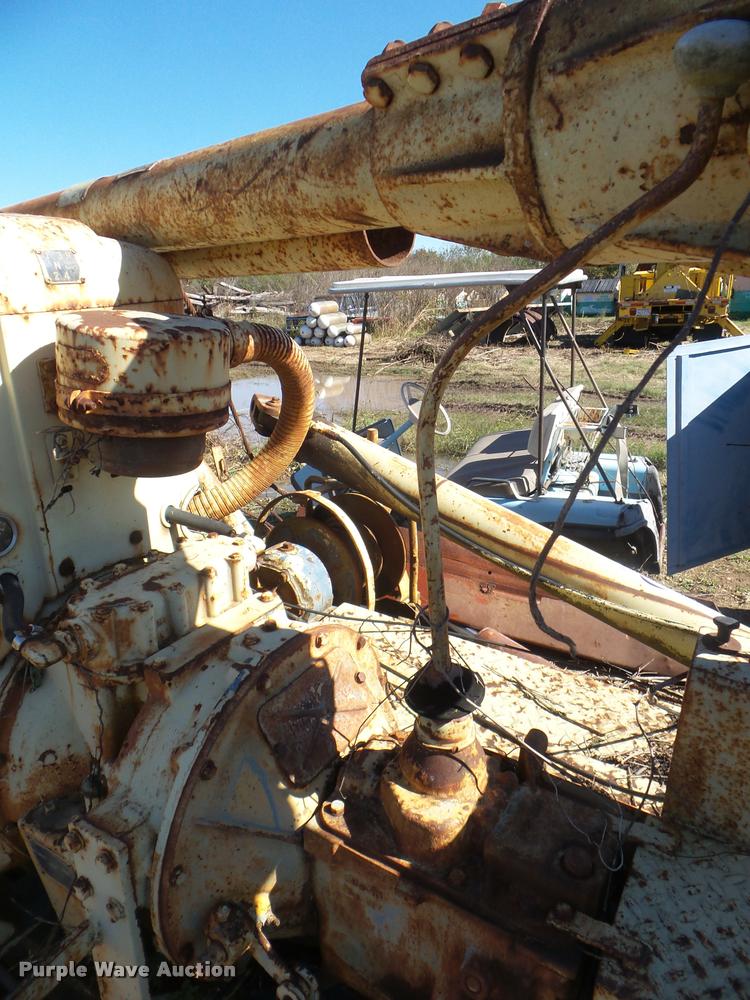image for item DA5145 1968 Highway Trailer and Equipment digger derrick bed