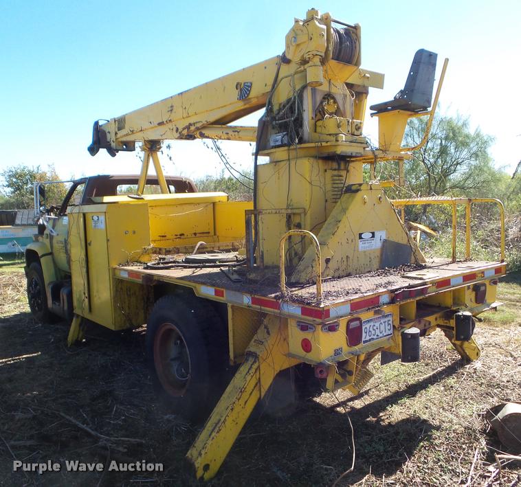 image for item DA5147 1985 Chevrolet Kodiak 70 bucket truck