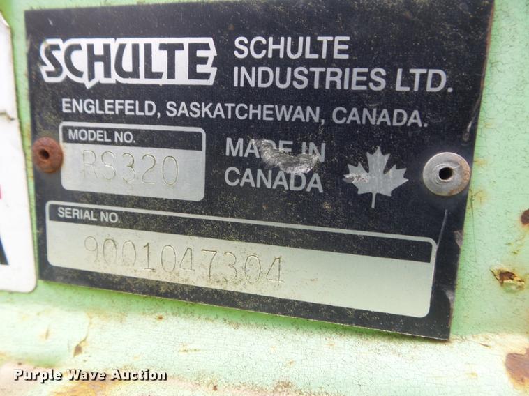 image for item DA5166 2008 Schulte RS320 Jumbo rock picker