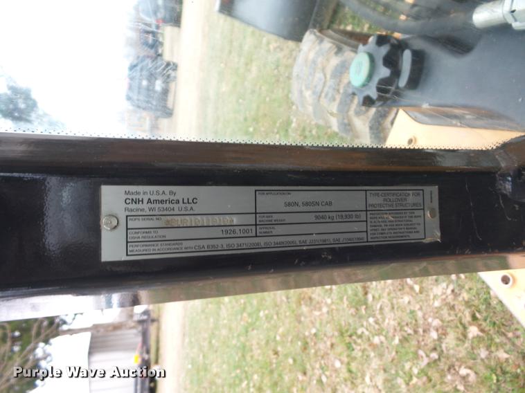 image for item DA5753 2012 Case 580 Super N backhoe