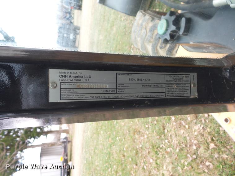 image for item DA5753 2012 Case 580 Super N backhoe