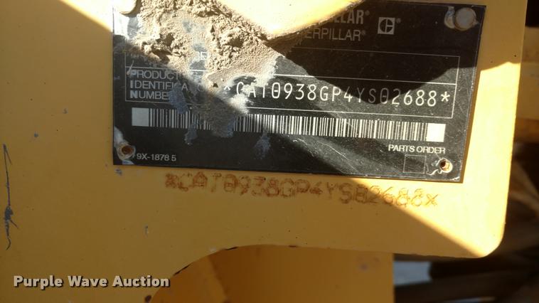 image for item DB0779 2003 Caterpillar 938G wheel loader