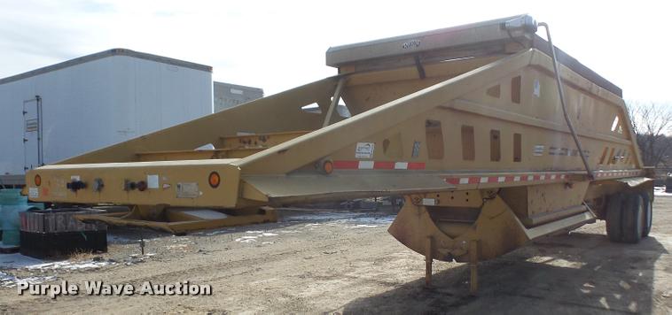 image for item DB2825 2000 Trail King TK54B00-B2 bottom dump trailer
