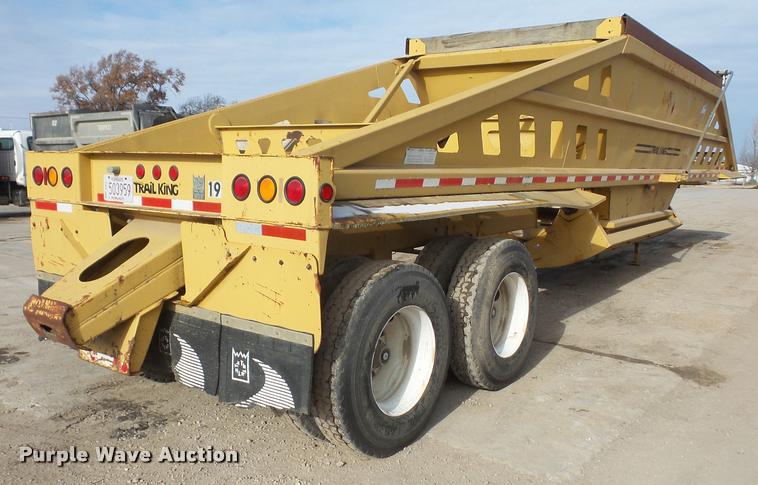 image for item DB2825 2000 Trail King TK54B00-B2 bottom dump trailer