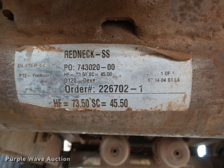 image for item DB4538 2004 Trailmaster equipment trailer