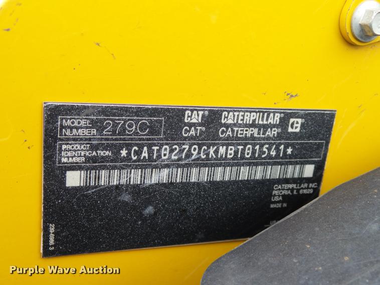 image for item DB4628 2010 Caterpillar 279C skid steer