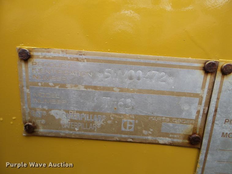 image for item DB5319 1995 Caterpillar TH63 telehandler