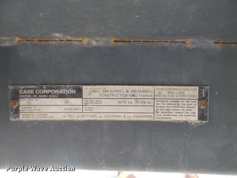 image for item DB5325 Case 580L backhoe