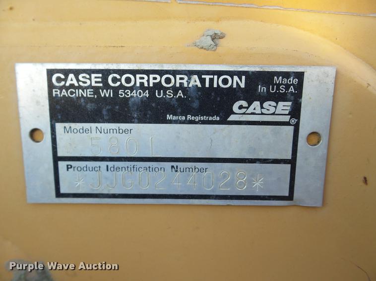 image for item DB5325 Case 580L backhoe