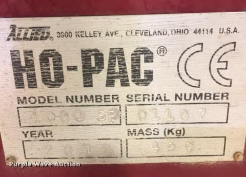 image for item F1737 2013 Allied 1000SP skid steer compactor