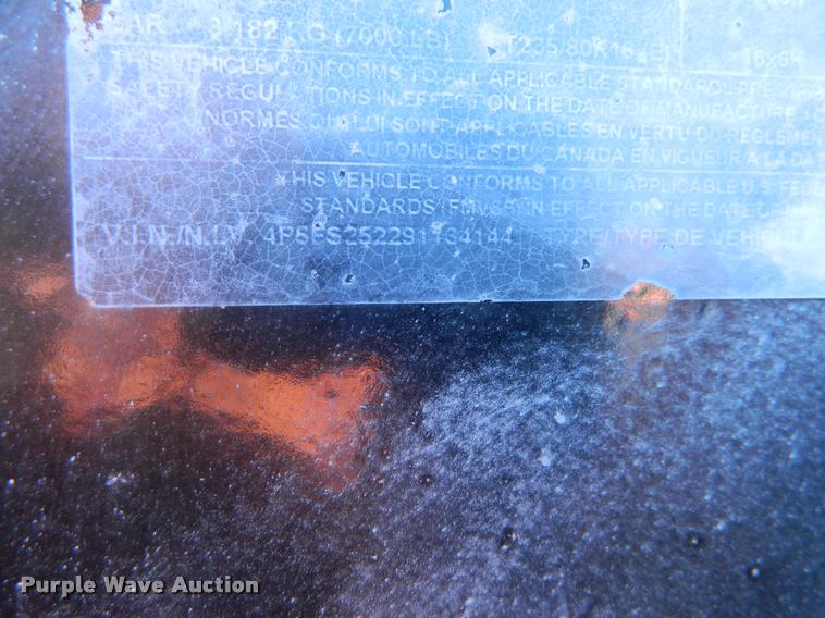 image for item J5011 2009 PJ equipment trailer