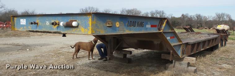 image for item J8684 1980 Load King PCS252 equipment trailer