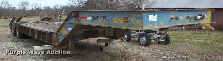 image for item J8684 1980 Load King PCS252 equipment trailer