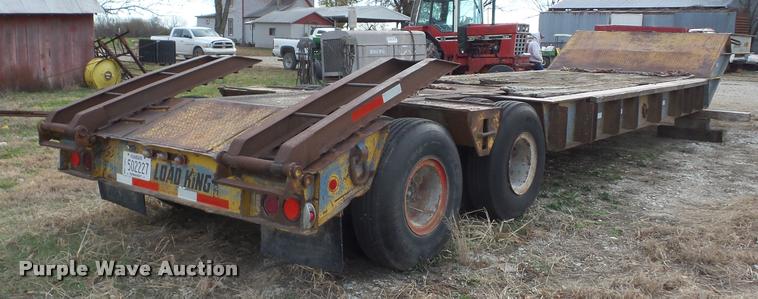 image for item J8684 1980 Load King PCS252 equipment trailer