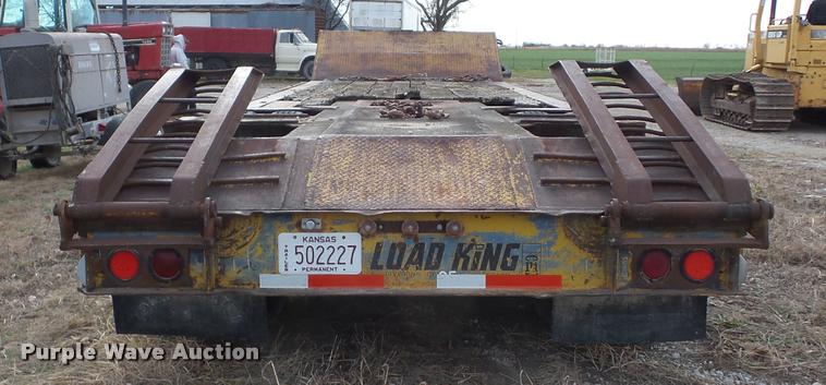image for item J8684 1980 Load King PCS252 equipment trailer