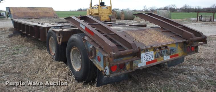 image for item J8684 1980 Load King PCS252 equipment trailer