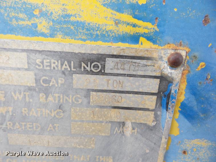 image for item J8684 1980 Load King PCS252 equipment trailer