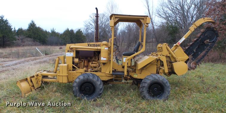 image for item K1014 Vermeer M475 trencher