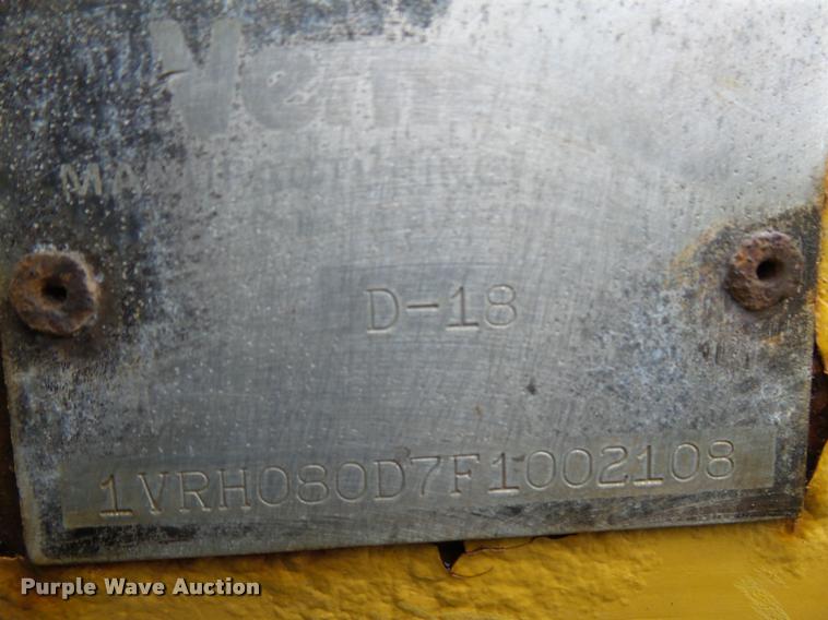 image for item K1014 Vermeer M475 trencher