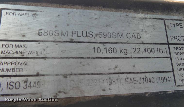 image for item K1021 2006 Case 590 Super M Series II backhoe