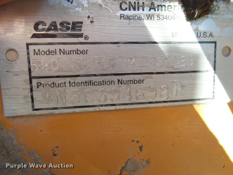 image for item K1021 2006 Case 590 Super M Series II backhoe