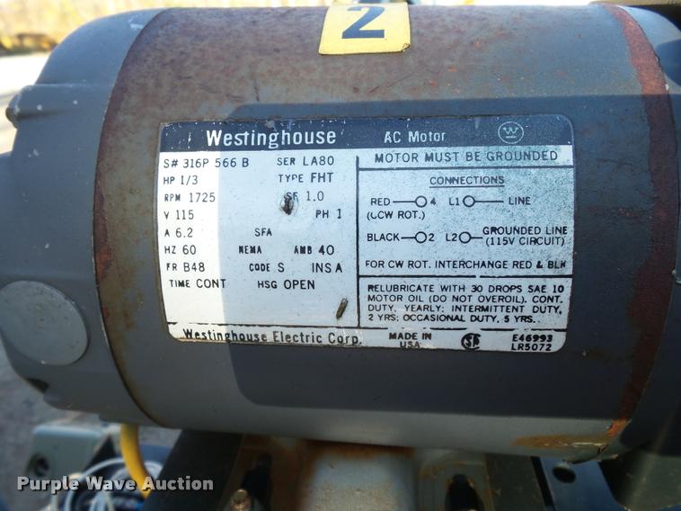 image for item K3428 1985 Penske Energy Systems 325 generator
