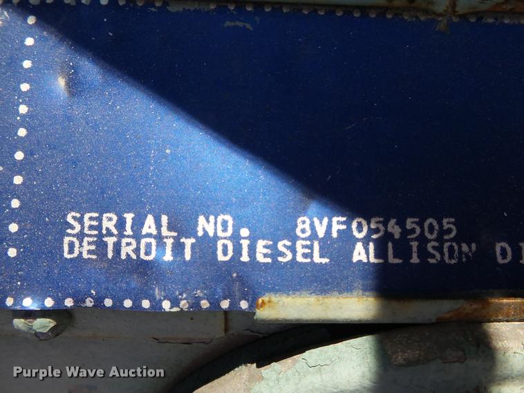 image for item K3428 1985 Penske Energy Systems 325 generator