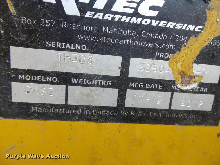 image for item K5513 2012 Nelson EZ Pull scraper