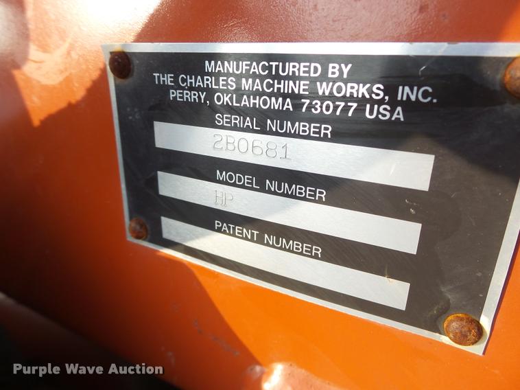 image for item K5521 Ditch Witch HP push mole