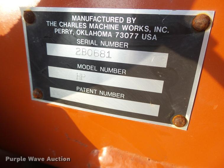 image for item K5521 Ditch Witch HP push mole