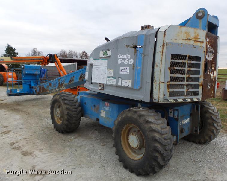image for item K5526 1993 Genie S60 boom lift