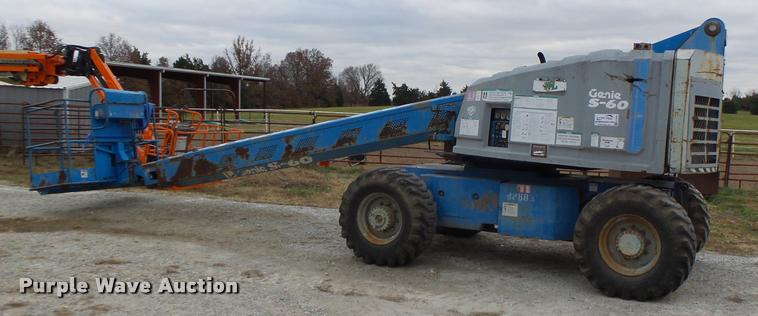 image for item K5526 1993 Genie S60 boom lift