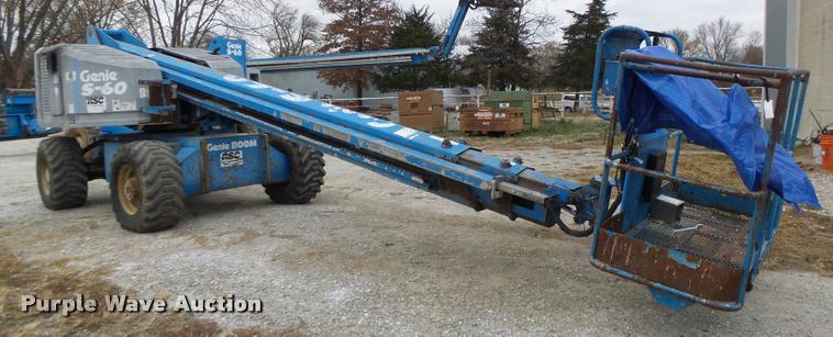 image for item K5526 1993 Genie S60 boom lift